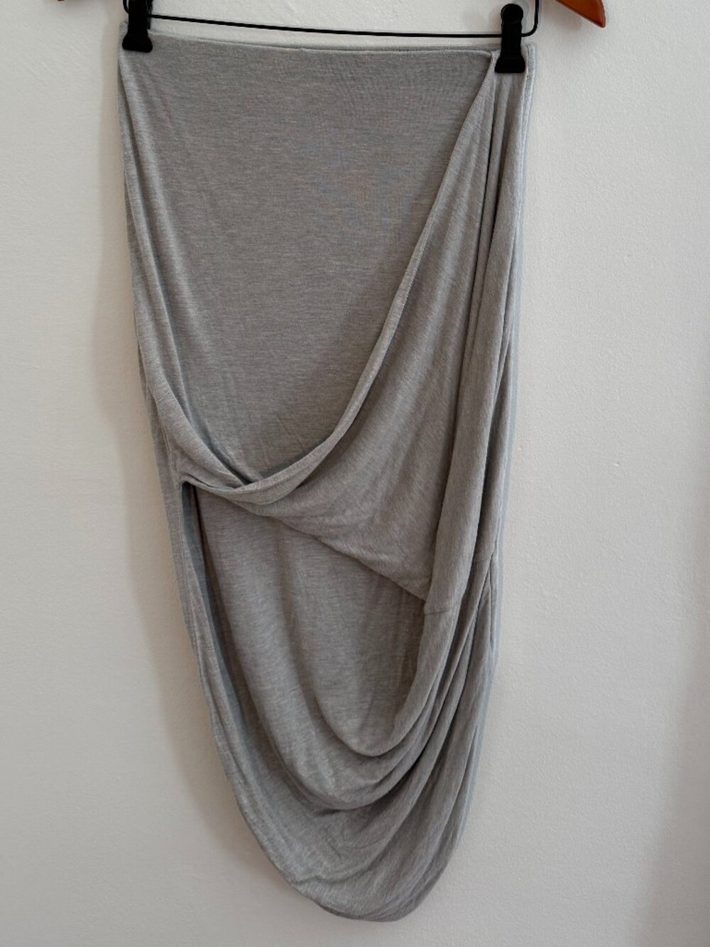 All Saints vintage soft grey asymmetrical skirt